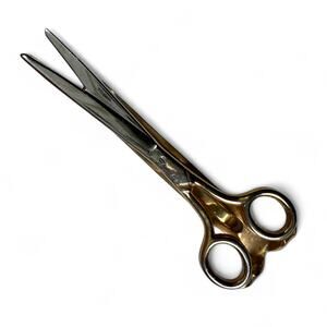 Vintage Swank Gold Tone Scissors Brooch Novelty Design Silver gold tone Blades